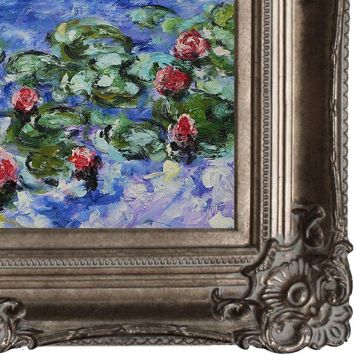 Water Lilies Pre-Framed - Renaissance Champagne Frame 20"X24"