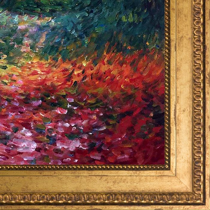 The Undergrowth in the Forest of Saint-Germain, 1882 Pre-Framed - Versailles Gold King Frame 20" X 24"