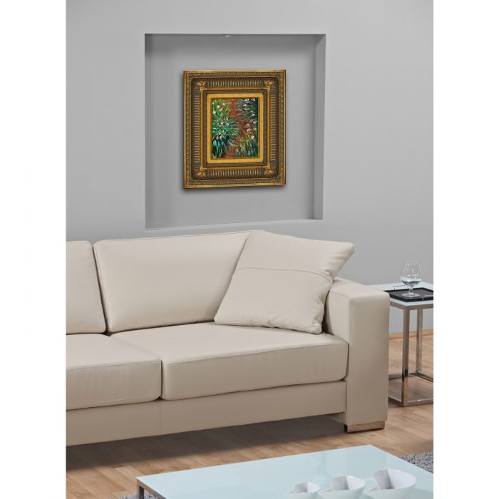 Irises Pre-Framed - Regal Gold Frame 8"X10"