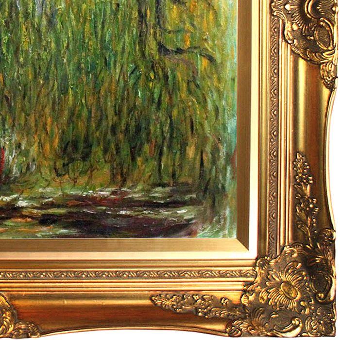 Weeping Willow Pre-Framed - Victorian Gold Frame 20"X24"