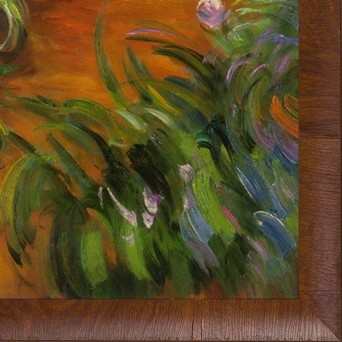 Irises Preframed - Panzano Olivewood Frame 20" X 24"