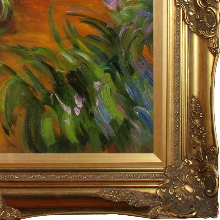 Irises Pre-Framed - Victorian Gold Frame 20"X24"