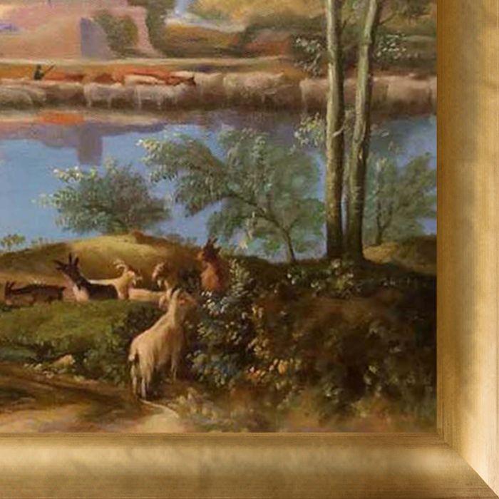 Landscape with a Calm, 1650-1651 Pre-Framed - Gold Luminoso Frame 20"X24"