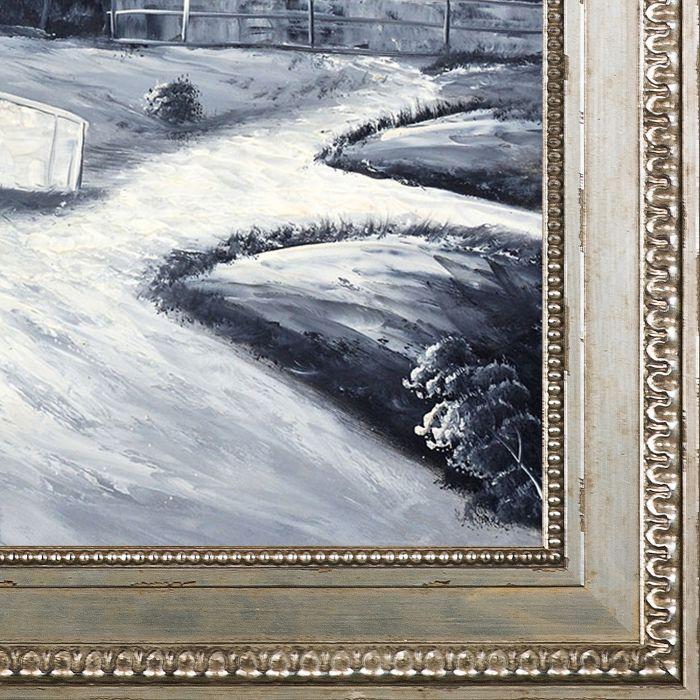 Here Comes the Rain Pre-Framed - Versailles Silver King Frame 20" X 24"