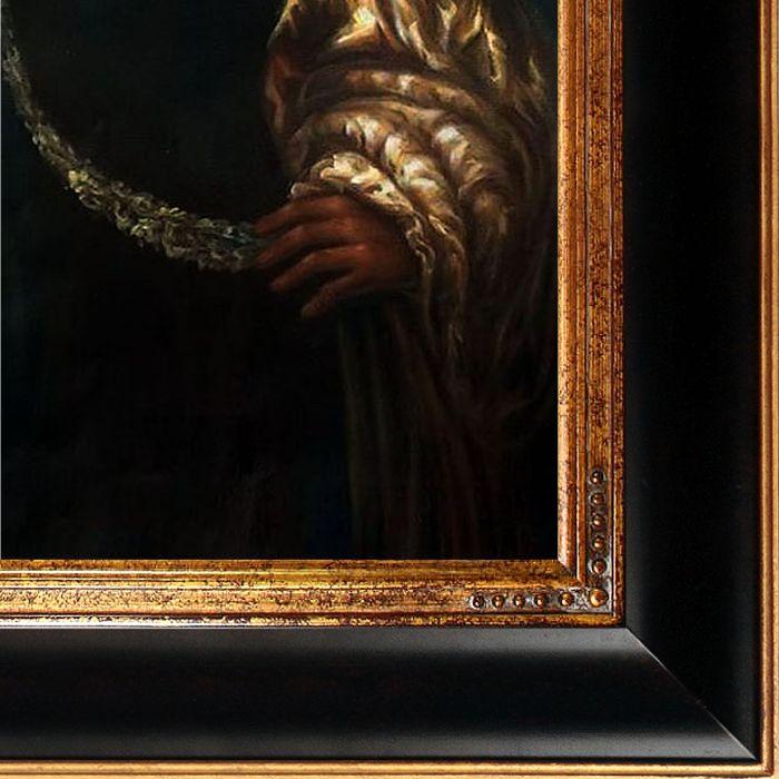 Aristotle with a Bust of Homer Pre-Framed - Opulent Frame 20"X24"