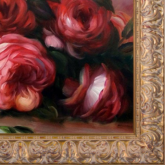 Discarded Roses Pre-Framed - Espana Gold Frame 24" X 36"