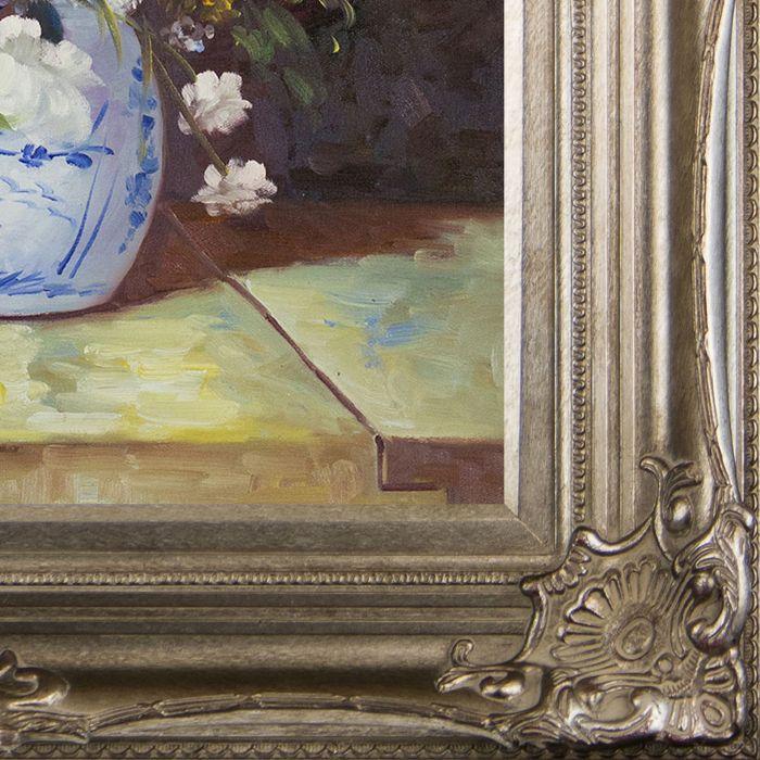 Grande Vase Di Fiori Pre-Framed - Renaissance Champagne Frame 20"X24"