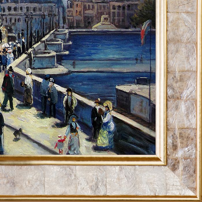 Pont Neuf, 1872 Pre-Framed - Gold Pearl Frame 20" X 24"