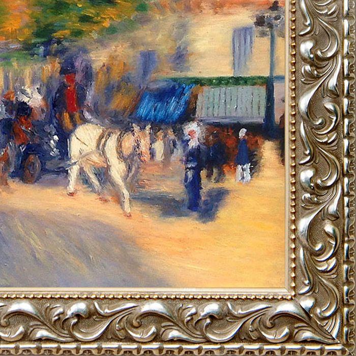 The Great Boulevards, 1875 Pre-Framed - Rococo Silver 20"X24"