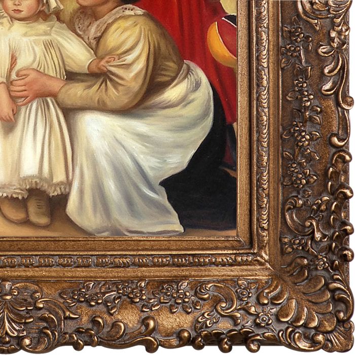 The Artist's Family, 1896 Pre-Framed - Burgeon Gold Frame 20"X24"