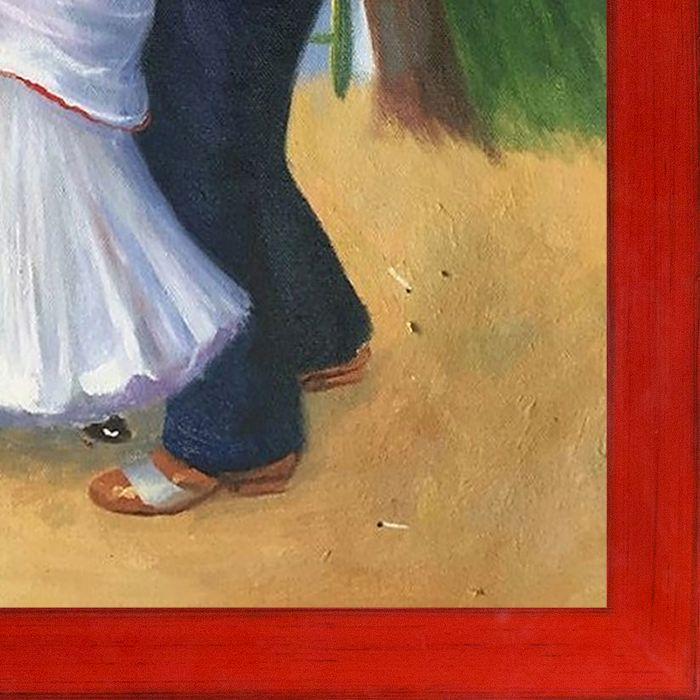 Dance at Bougival Pre-Framed - Stiletto Red Frame 20" X 24"