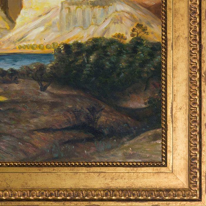 Cliffs of the Upper Colorado River Pre-Framed - Versailles Gold King Frame 20" X 24"