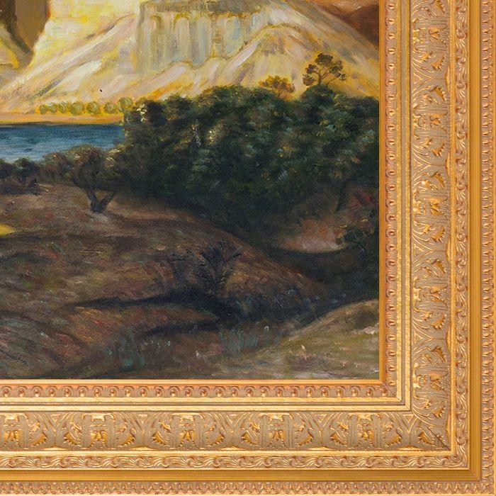 Cliffs of the Upper Colorado River Pre-Framed - Sovereign Frame 20" X 24"