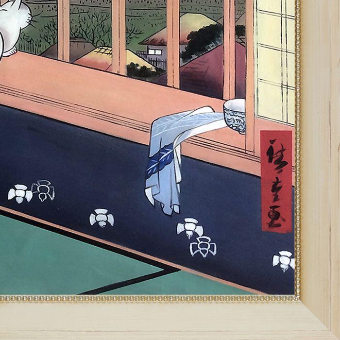 Asakusa Ricefields and Torinomachi Festival, No. 101 from One Hundred Famous Views of Edo Pre-Framed - Constantine Frame 24" X 36"
