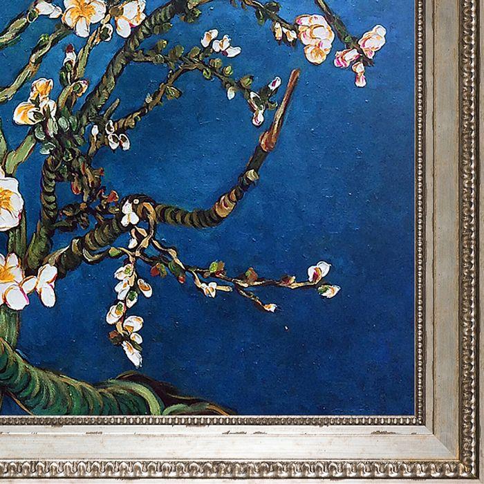 Branches of an Almond Tree in Blossom Pre-Framed - Versailles Silver King Frame 30" X 40"