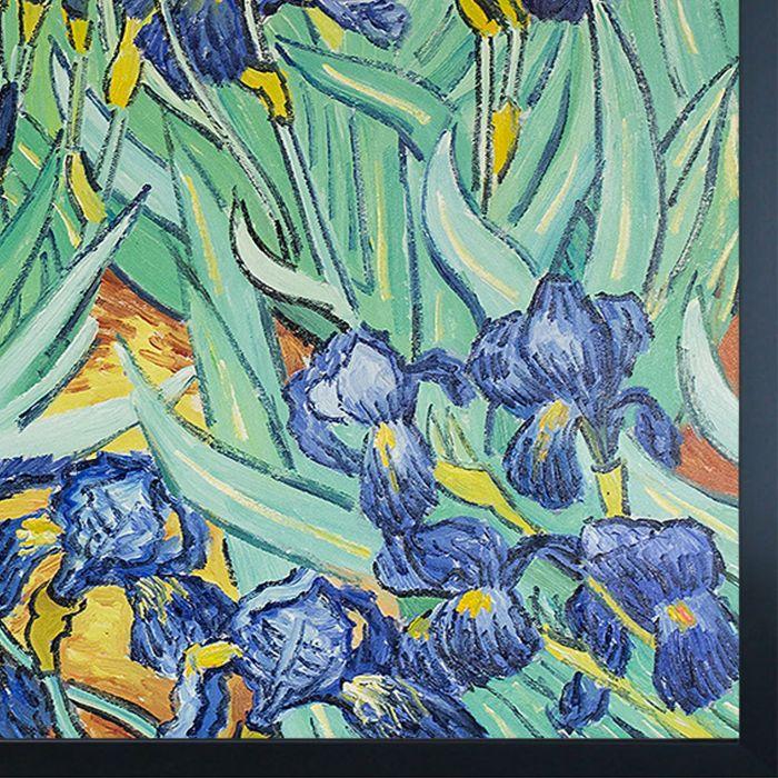 Irises Pre-framed - Studio Black Wood Frame 30"X40"