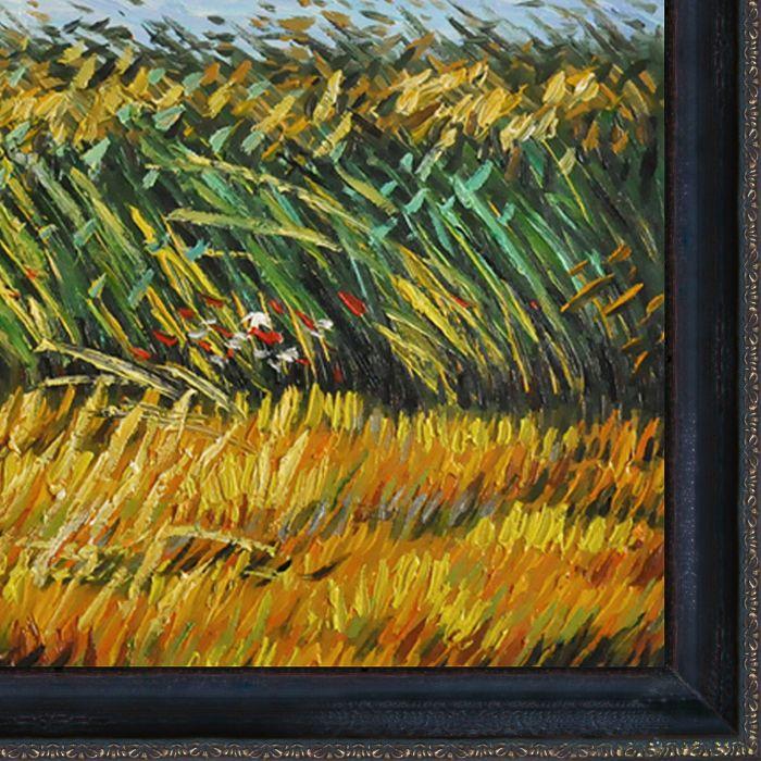 Edge of a Wheat Field with Poppies and a Lark Pre-Framed - La Scala Frame 20"X24"