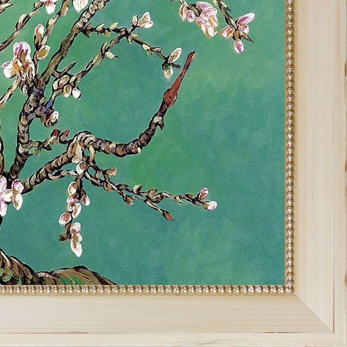 Branches of an Almond Tree in Blossom, Jade Pre-Framed - Constantine Frame 20" X 24"