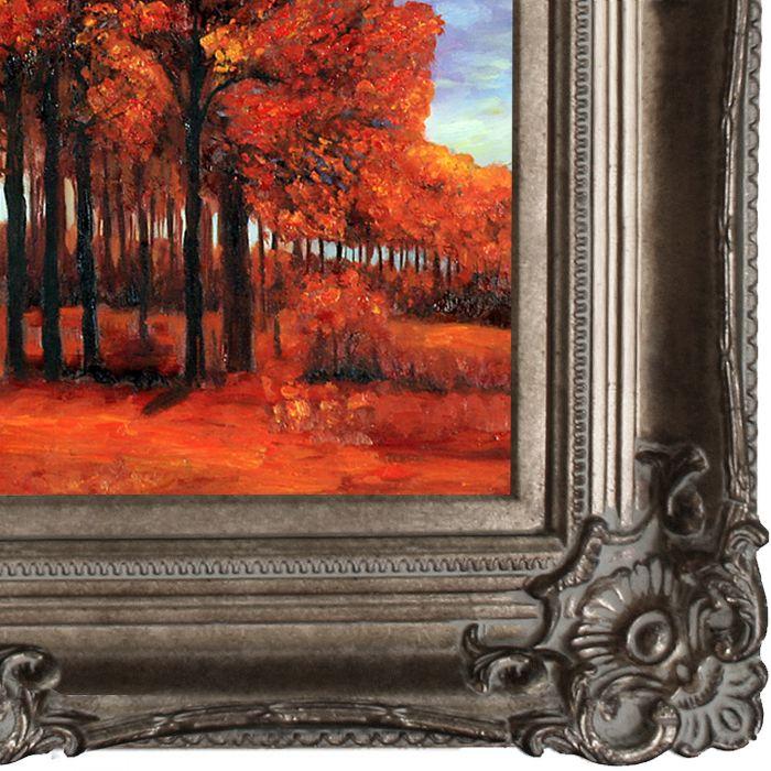 Autumn Landscape Pre-Framed - Renaissance Champagne Frame 20"X24"