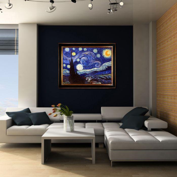 Starry Night Pre-Framed - Opulent Frame 30"X40"