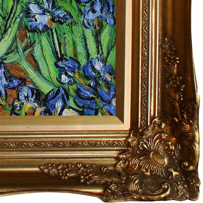 Irises Pre-Framed - Victorian Gold Frame 8"X10"