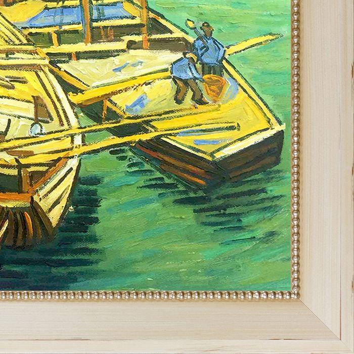 Boats du Rhone Pre-Framed - Constantine Frame 20" X 24"