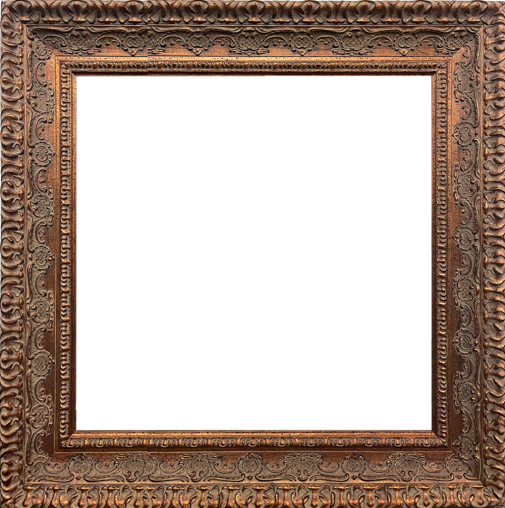 Burgeon Gold Frame 24"X24"