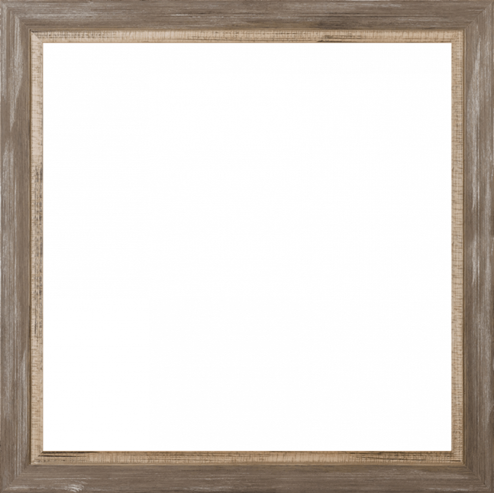 Miramar Distressed Charcoal Grey Frame 24" X 24"