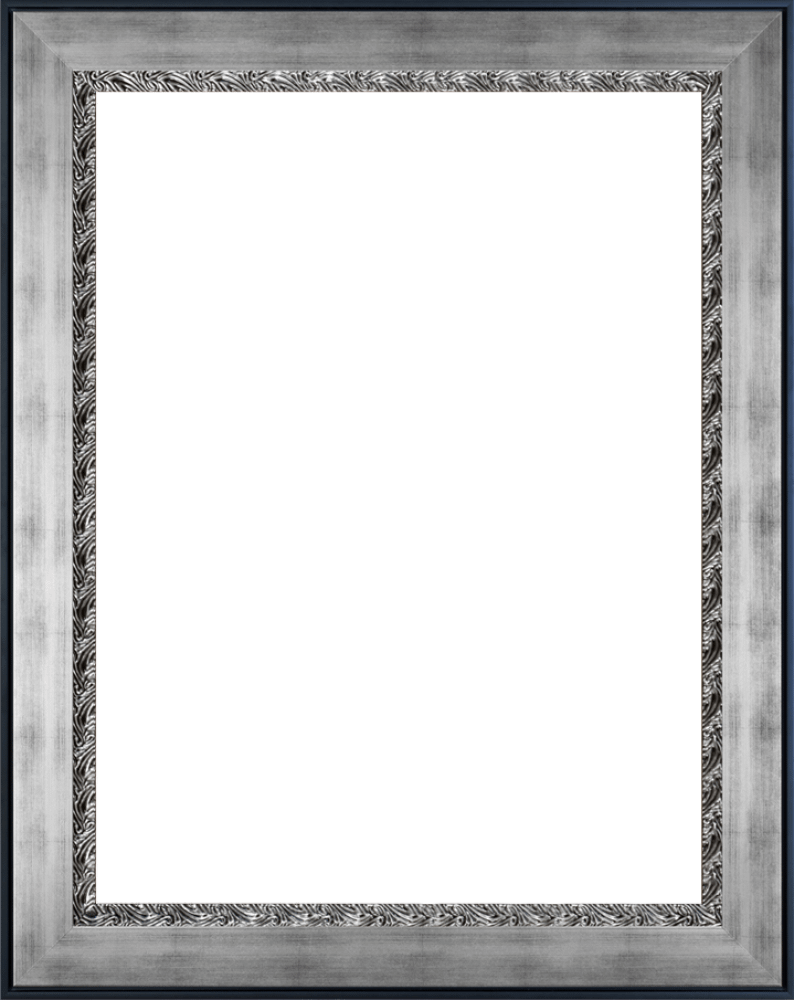 Ornate Silver King Custom Stacked Frame 30