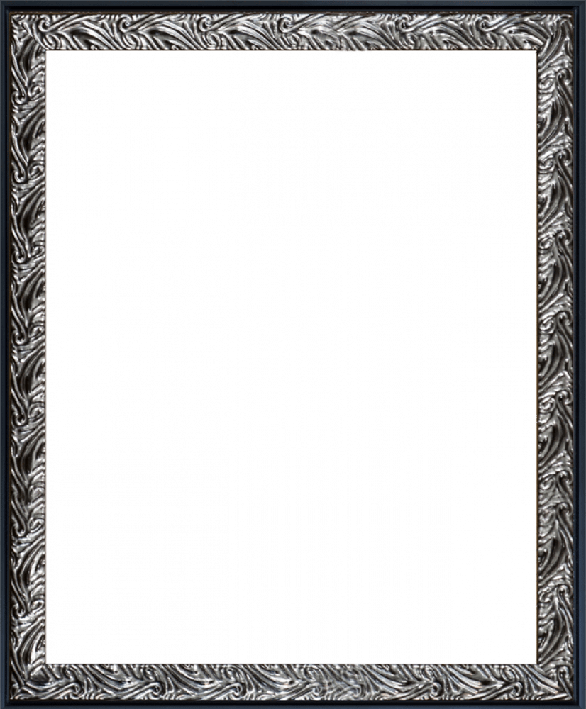 Ornate Silver and Black Custom Stacked Frame 16" X 20"