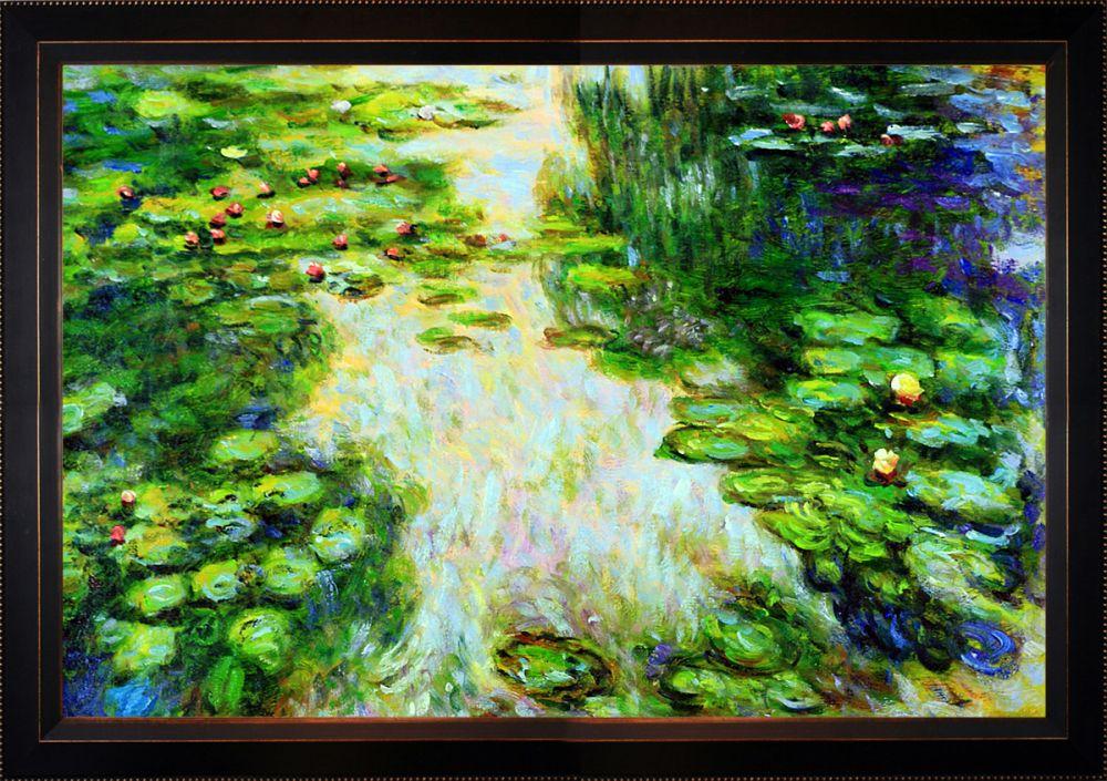Water Lilies Pre-Framed