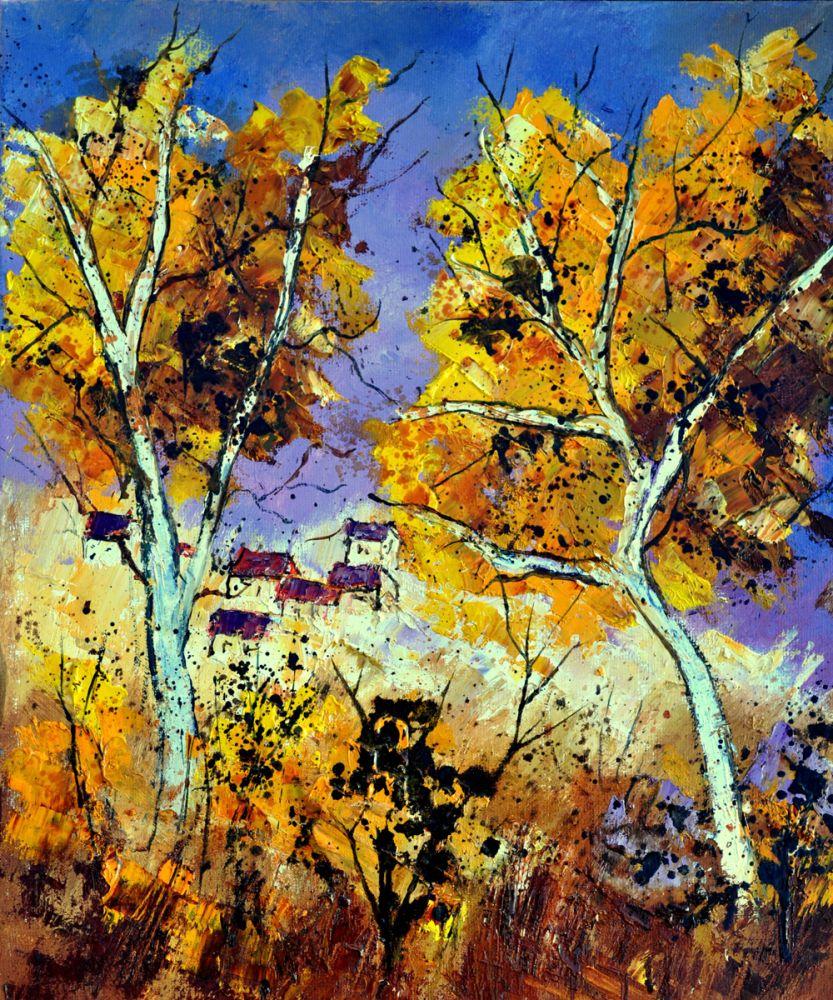 Two trees in Fall