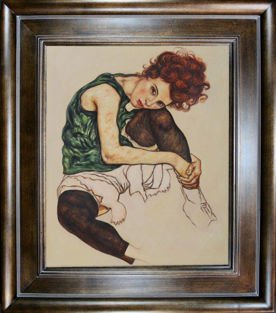 The Artist's Wife Pre-Framed - Natural Creed Frame 20