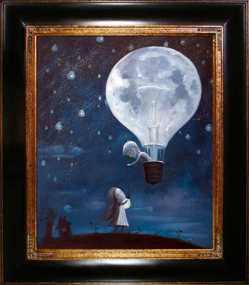 He Gave Me The Brightest Star Reproduction Pre-Framed - Opulent Frame 20"X24"