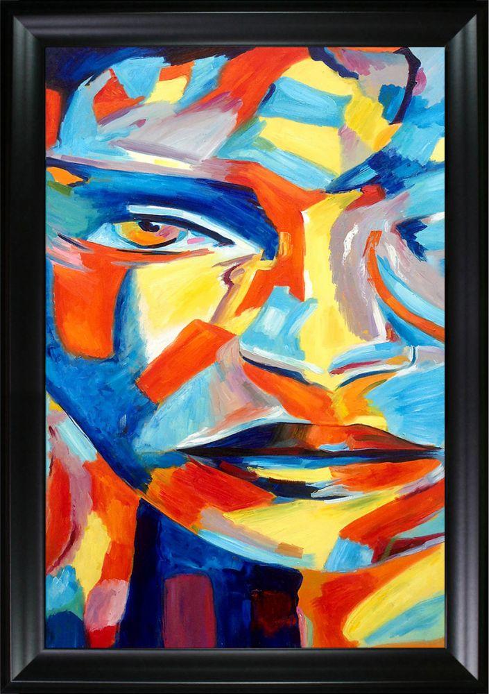Acceptance of The Self Reproduction Pre-Framed - Black Matte Frame 24"X36"
