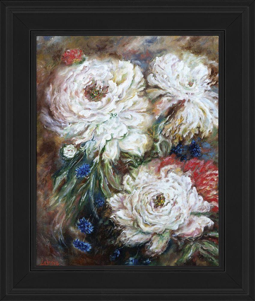 Flowers Pre-framed - Black Gallery