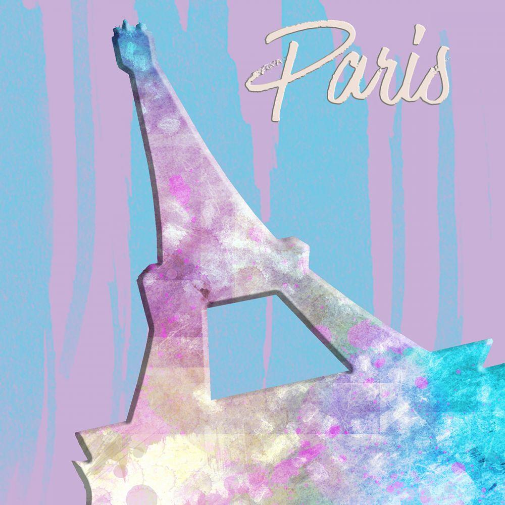 Graphic Style Paris Eiffel Tower