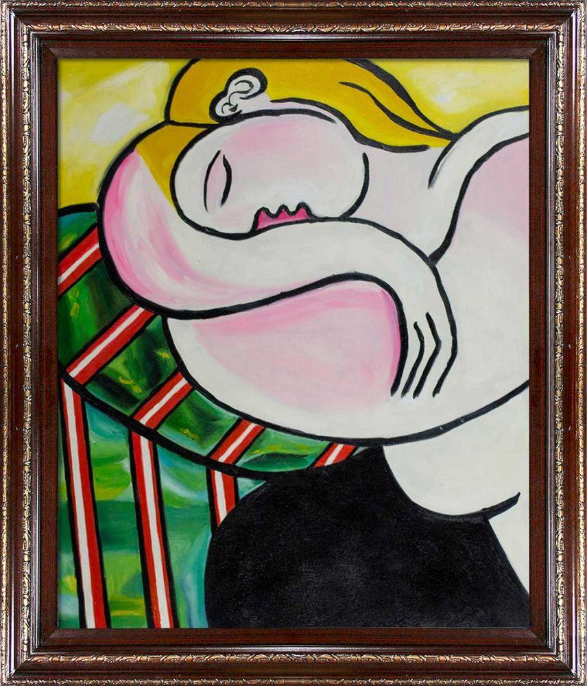 Picasso by Nora, Out Cold Pre-Framed - Heritage Cherry Frame 20
