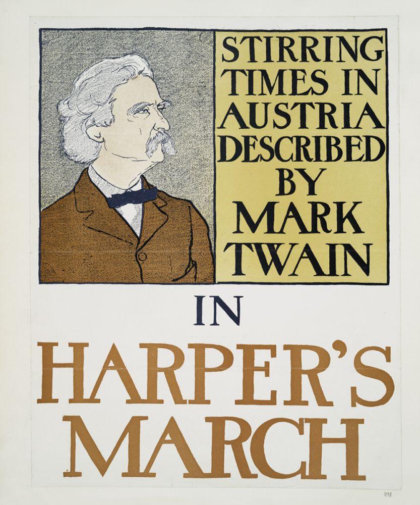 Mark Twain in Harper's March