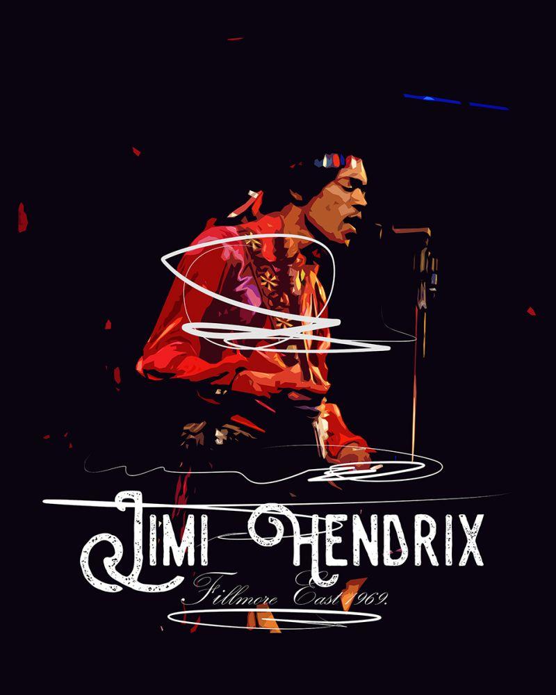 Jimi Hendrix at the Concert