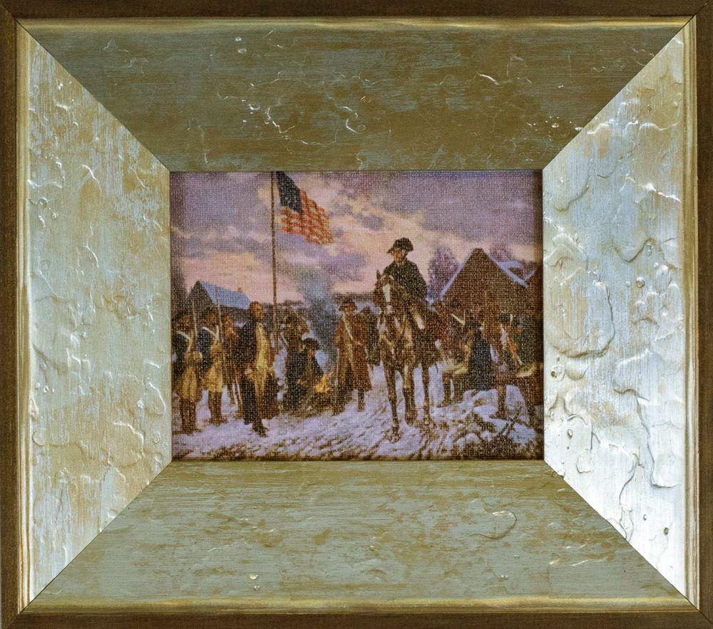 Washington at Valley Forge Pre-Framed Miniature