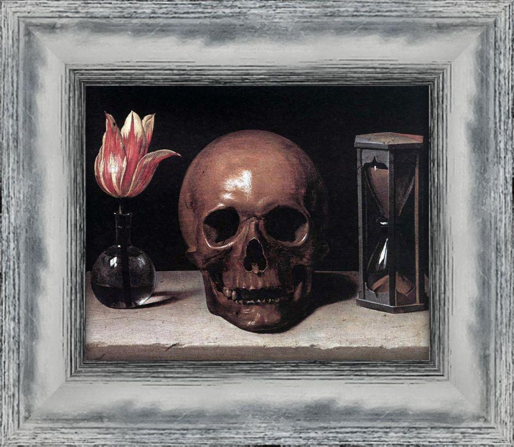 Still-Life with a Skull Pre-Framed Miniature