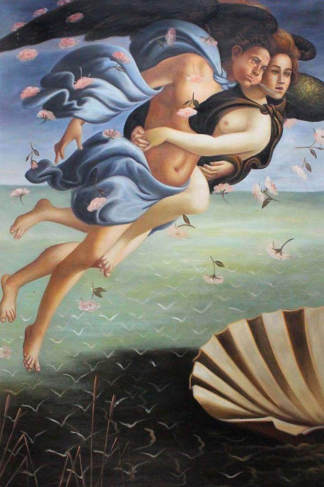 Birth of Venus (left panel)