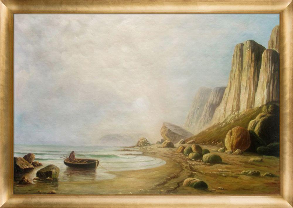 Coast of Labrador 1866 Pre-Framed - Gold Luminoso Frame 24" x 36"