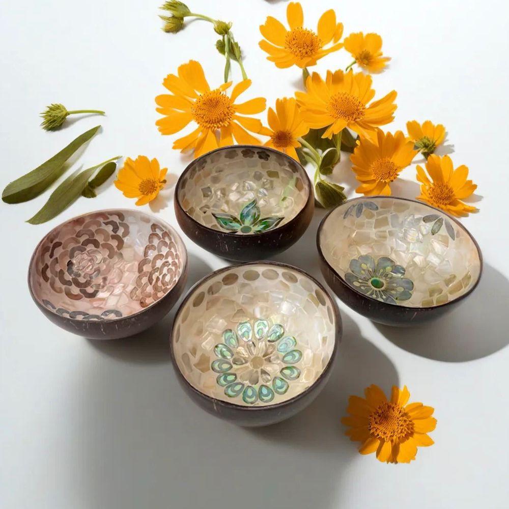 Botanical Coconut Bowl Collection