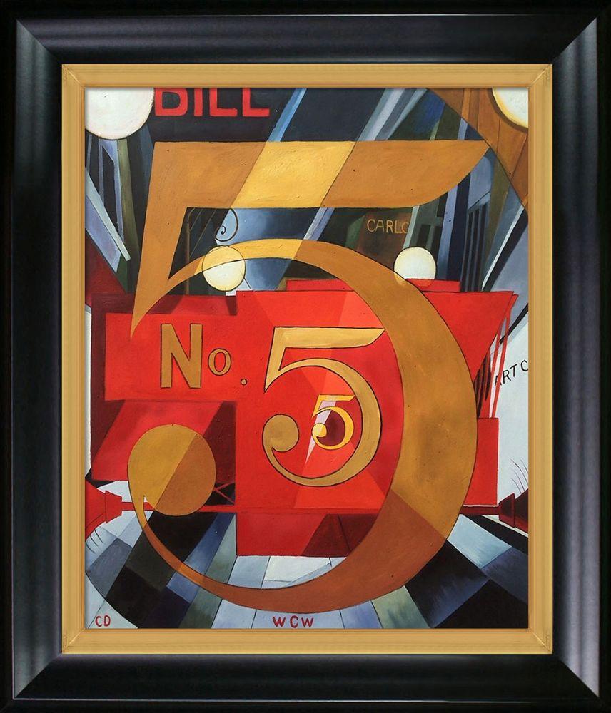 I Saw the Figure 5 in Gold Pre-Framed - Black Matte King and Piccino Luminoso Custom Stacked Frame 20" X 24"