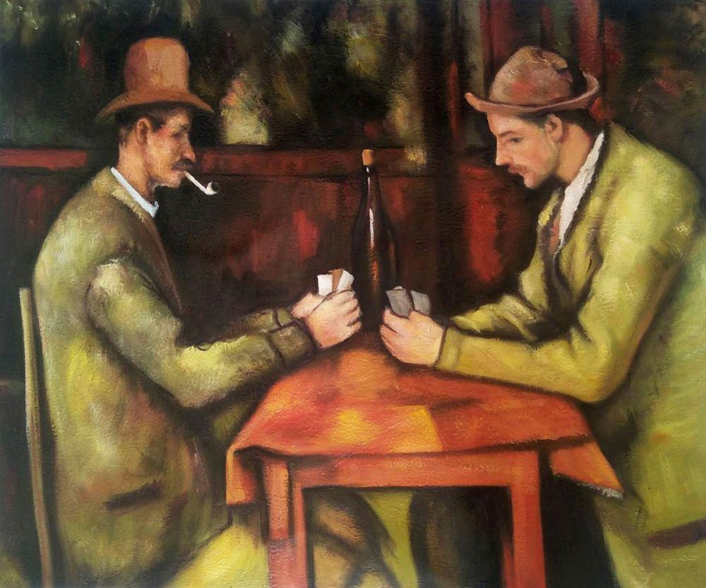 Card Players with Pipes
