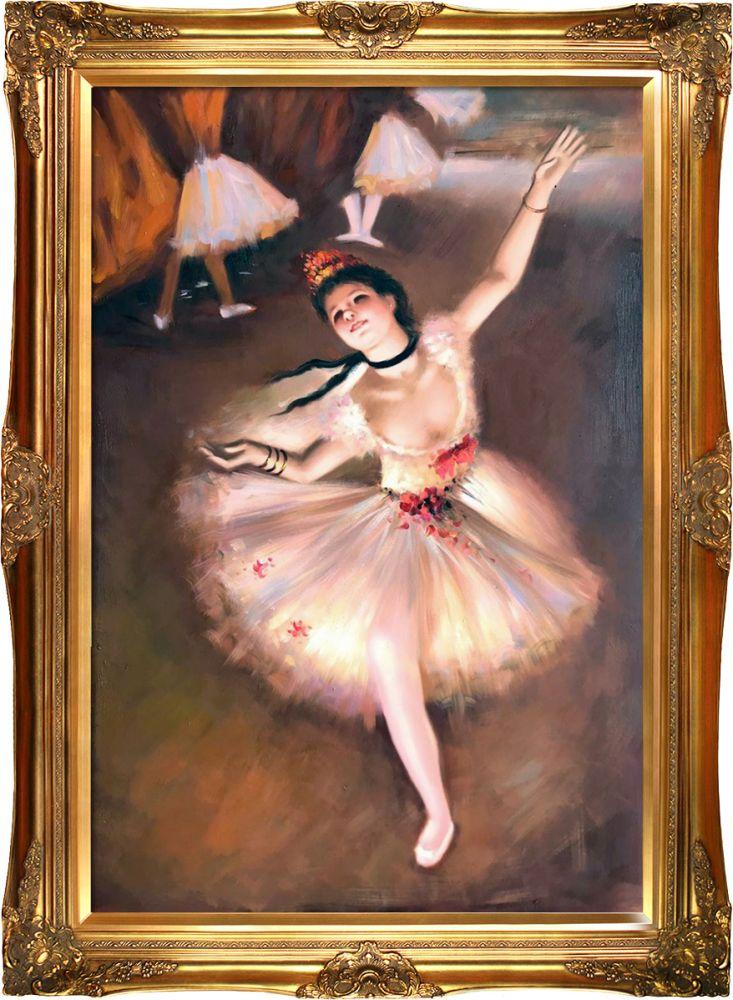 Star Dancer (On Stage) Pre-Framed - Victorian Gold Frame 24"X36"