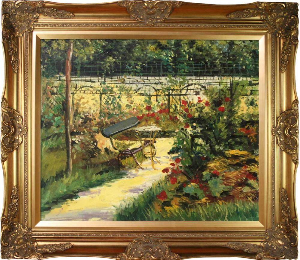 The Bench Pre-Framed - Victorian Gold Frame 20"X24"