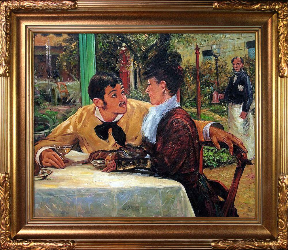 In Pere Lathuille Pre-Framed - Florentine Gold Frame 20"X24"